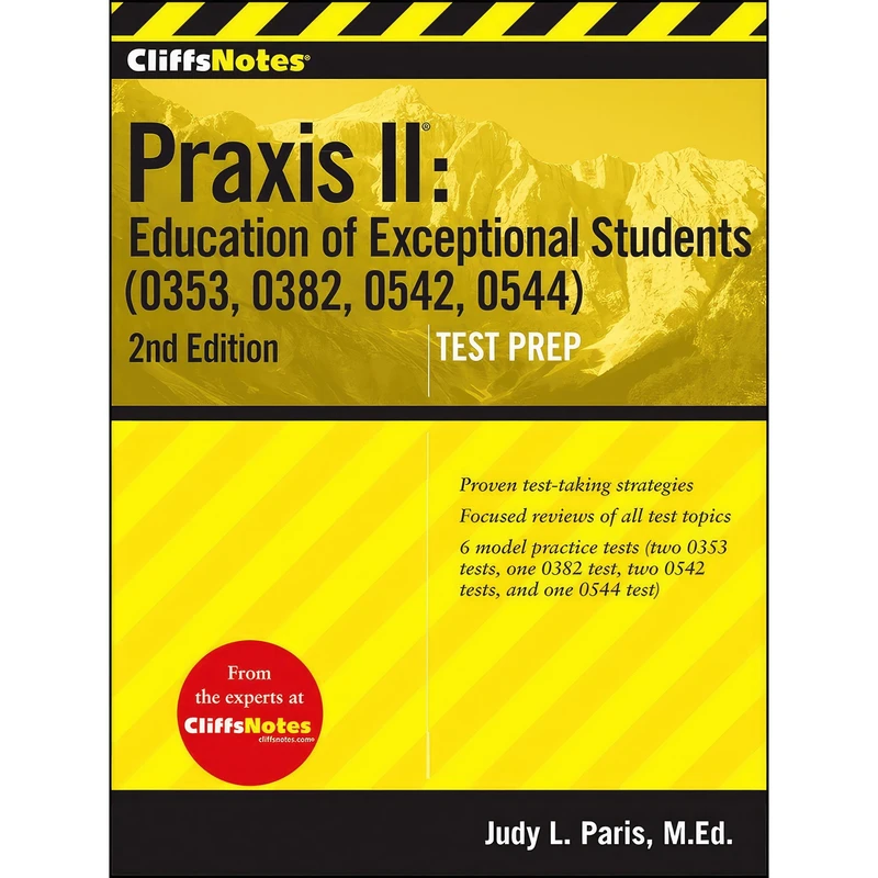 کتاب CliffsNotes Praxis II Education of Exceptional Students اثر Judy L. Paris انتشارات Cliffs Notes