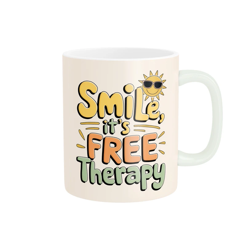 ماگ پاد آفرین مدل نوشته دار کد DKC932