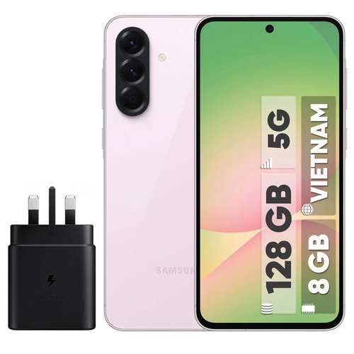 گوشی موبایل سامسونگ مدل Galaxy A56 دو سیم کارت ظرفیت 128 گیگابایت و رم 8 گیگابایت - ویتنام - به همراه شارژر 45 وات سامسونگ