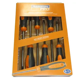 پیچ گوشتی ترامونتینا مدل Aco Cromo Vanadio مجموعه 6 عددی