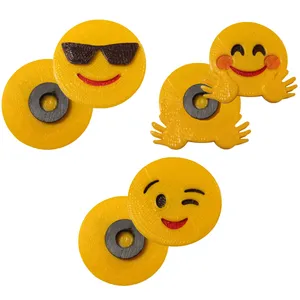 پک مگنت یخچال طرح Emoji3 بسته 3 عددی