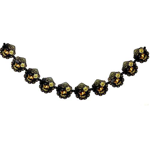 ریسه تولد طرح تاج طلایی