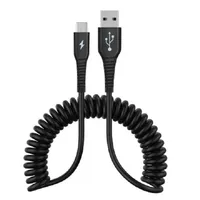 کابل usb به USB-C ایتی لینک مدل فنری طول 1 متر