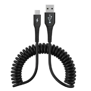 کابل usb به USB-C ایتی لینک مدل فنری طول 1 متر