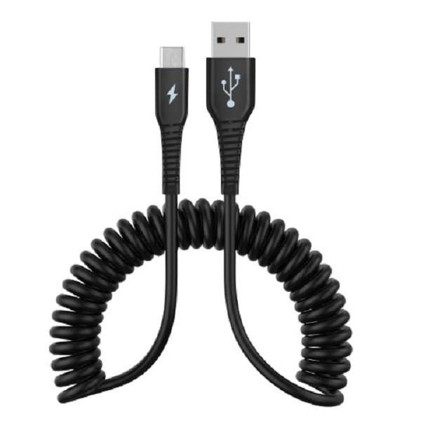 کابل usb به USB-C ایتی لینک مدل فنری طول 1 متر کابل usb به USB-C ایتی لینک مدل فنری طول 1 متر