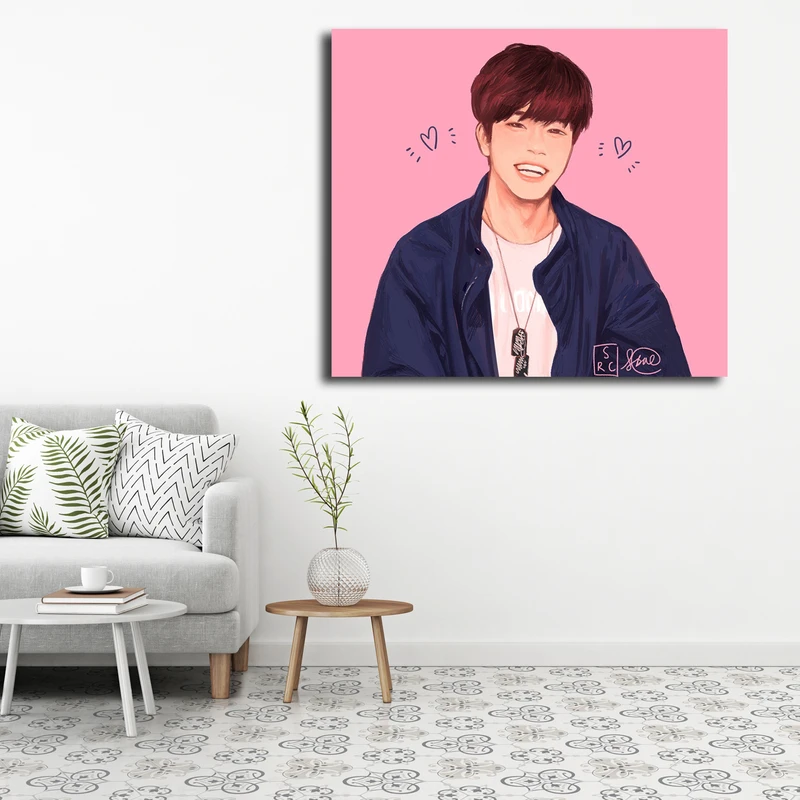 تابلو شاسی مدل stray kids fanart کد 26