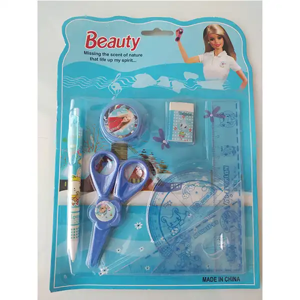 بسته لوازم تحریر مدل پرنسس مجموعه 8 عددی