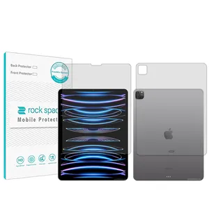 Rockspace model Hygel screen protector suitable for Apple iPad Pro 12.9 2022 tablet along with tablet back protector