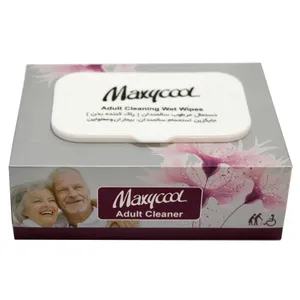 دستمال مرطوب پاک کننده سالمندان ماکسی کول مدل Adult Cleaner بسته 40 عددی