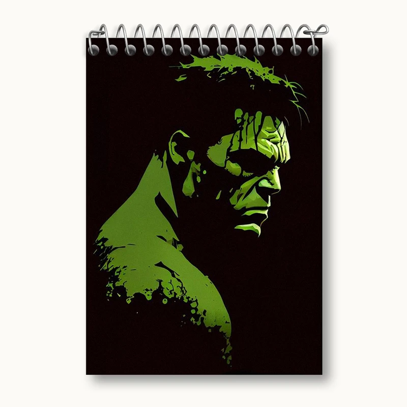 دفتر یادداشت 50 برگ خندالو طرح هالک مارول (Marvel) کد N1762