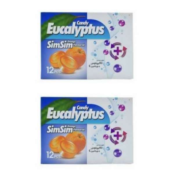 آبنبات خوشبو کننده دهان سیم سیم مدل پرتقال مجموعه 2 عددی