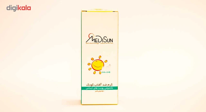 عکس شماره 2 : کرم ضد آفتاب کودک مدیسان مدل 02 حجم 50 میلی لیتر
