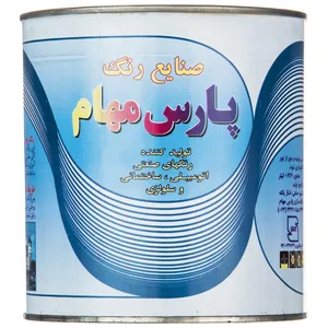 قوطی رنگ طوسی روشن براق پارس مهام کد 701 حجم 946 میلی لیتر
