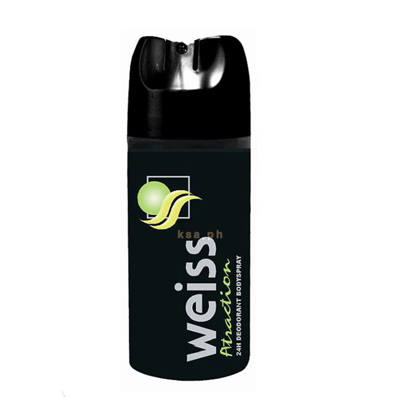 اسپری بدن مدل Weiss Atraction حجم 150 میلی لیتر