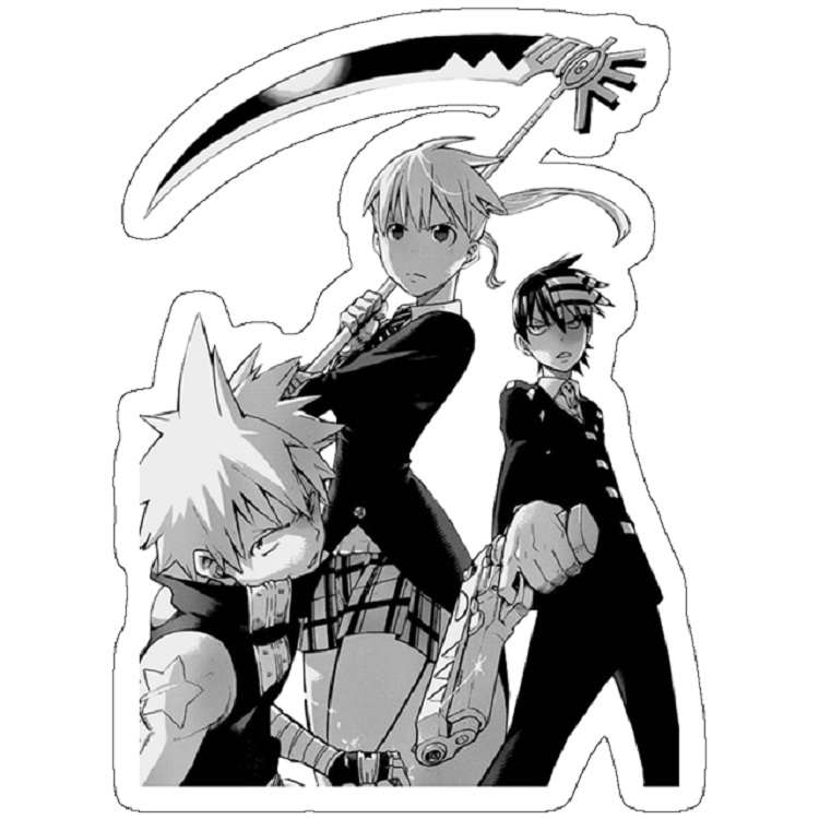 استیکر لپ تاپ مدل Soul Eater Group