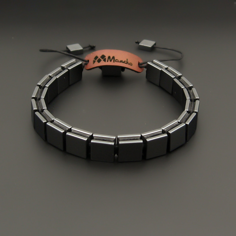 دستبند مردانه مانچو مدل حدید کد bf734