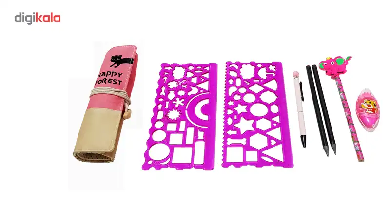 پک لوازم التحریر مدل L4 بسته 8 عددی