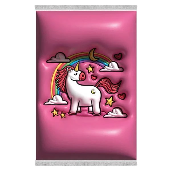 فرش پارچه‌ای دفه مدل فرشینه طرح فانتزی کد 8016