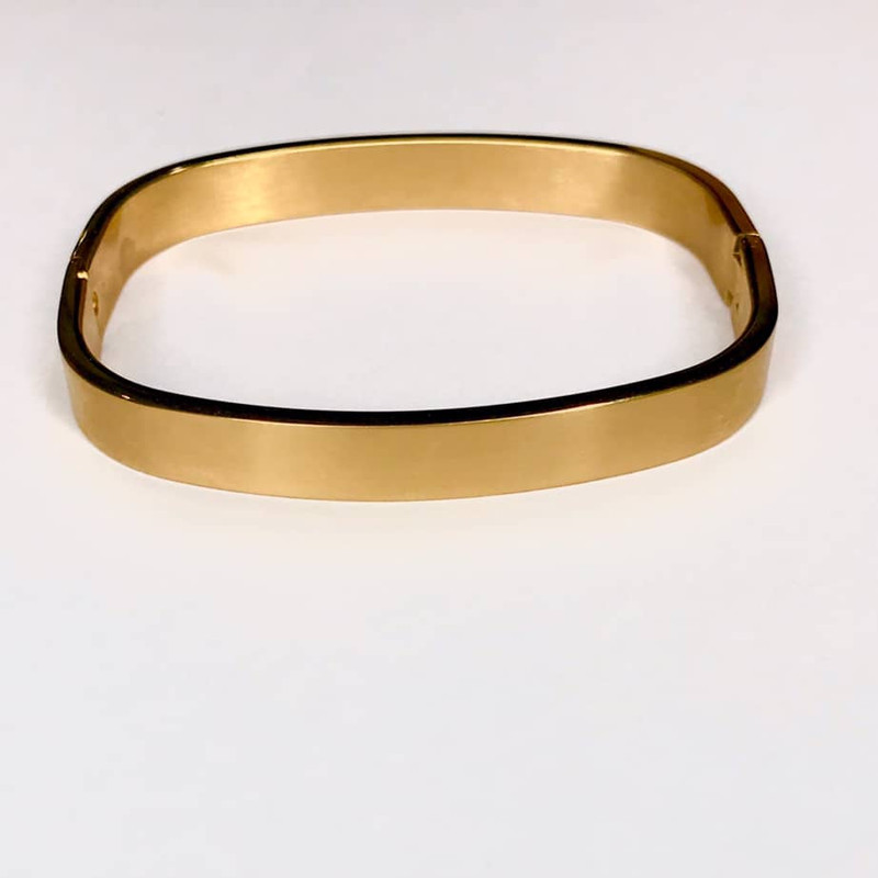 دستبند زنانه مدل مربع مات