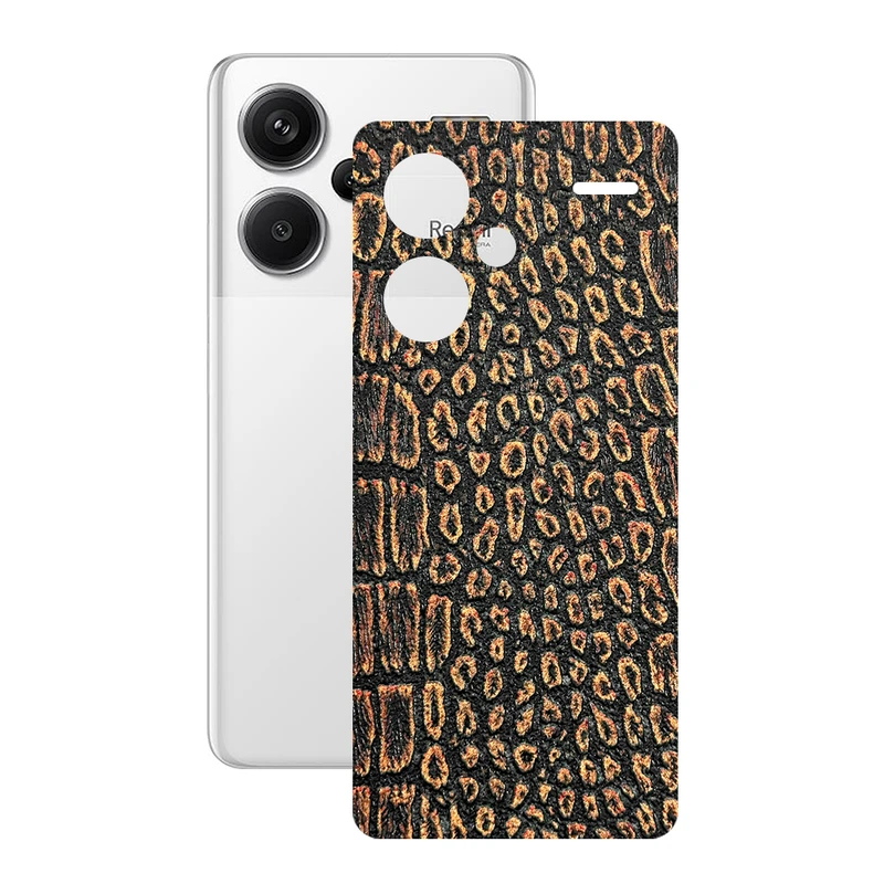 برچسب پوششی ریمکس مدل Leth طرح پوست ماری مناسب برای گوشی موبایل شیائومی Redmi Note 13 Pro Plus