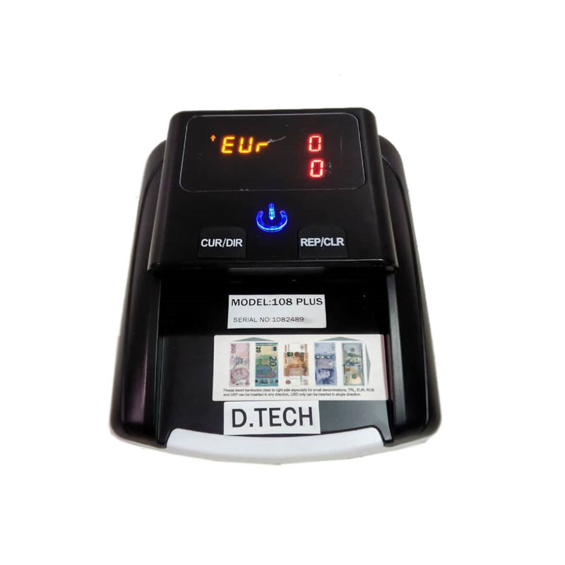 دستگاه تفکیک و تشخیص اصالت اسکناس دیتک مدل  108 plus