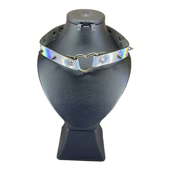 گردنبند چوکر زنانه مدل هولوگرمی طرح قلب کد 99600