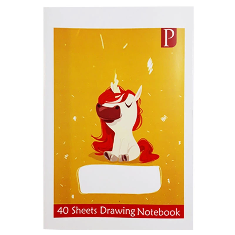 دفتر نقاشی 40 برگ مدل اسب تک شاخ 