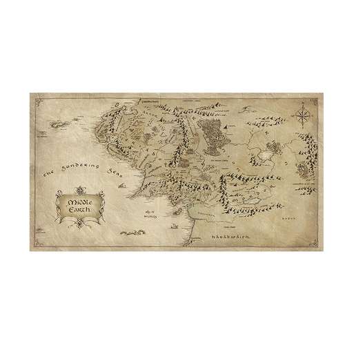 پوستر مدل سرزمین میانه ارباب حلقه ها