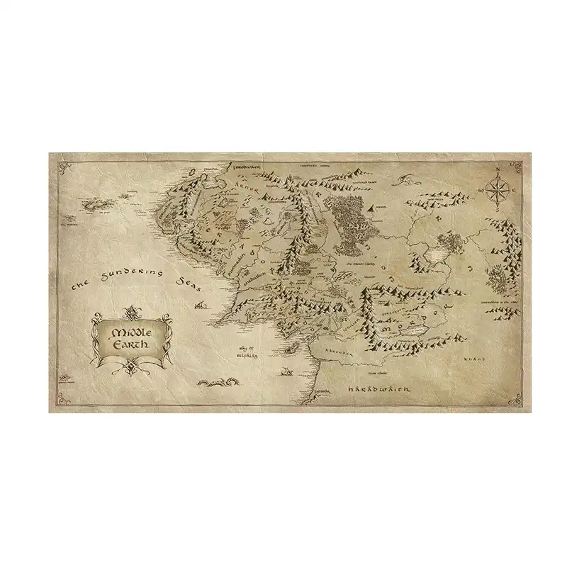 پوستر مدل سرزمین میانه ارباب حلقه ها