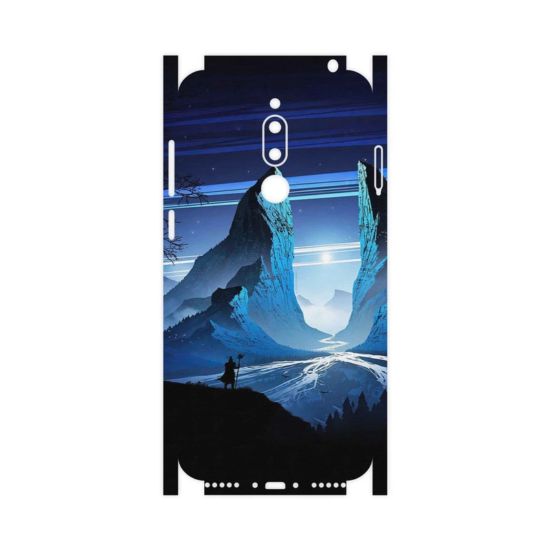 برچسب پوششی ماهوت مدل Blue Mountains Digital Art-FullSkin مناسب برای گوشی موبایل میزو M6T