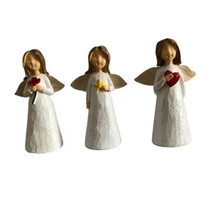 مجسمه دنیا دکوری سرمد مدل فرشته مجموعه 3 عددی