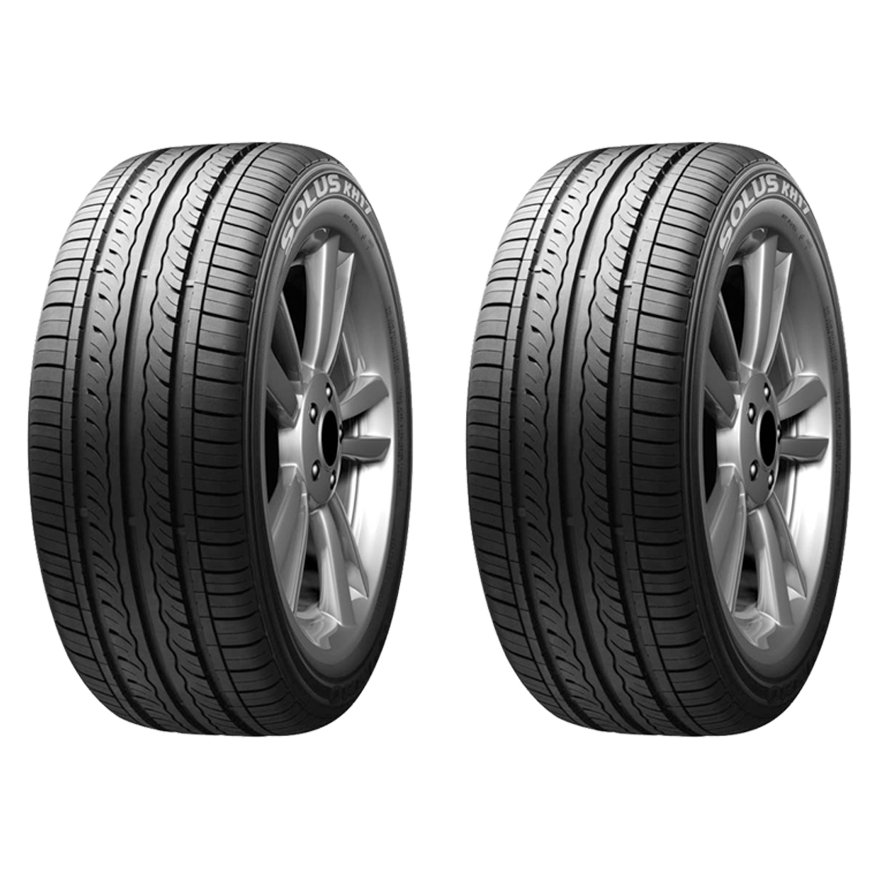 لاستیک خودرو کومهو تایر مدل KH17 سایز 195/50R16 - دو حلقه