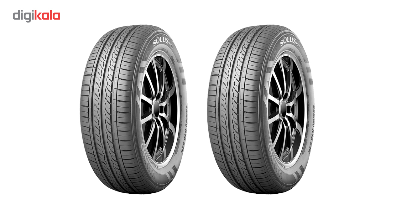 لاستیک خودرو کومهو تایر مدل HS11 سایز 205/60R14 - دو حلقه