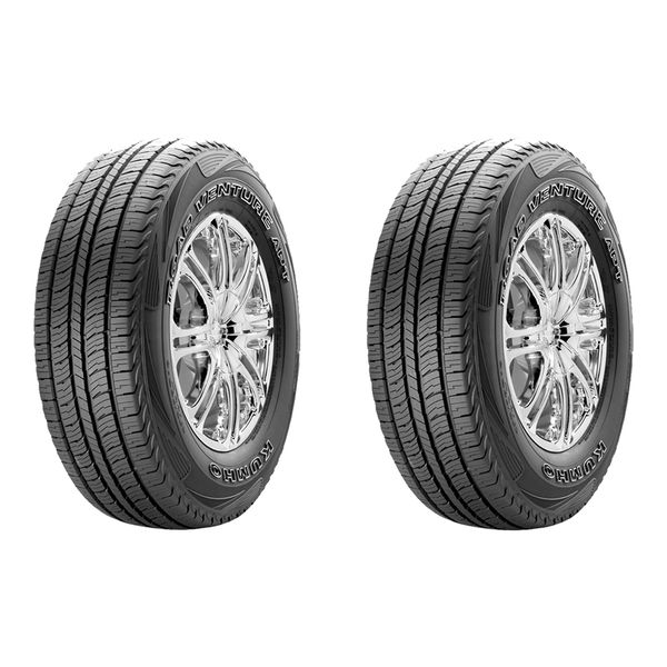 لاستیک خودرو کومهو تایر مدل KL51 سایز 235/55R18 - دو حلقه لاستیک خودرو کومهو تایر مدل KL51 سایز 235/55R18 - دو حلقه