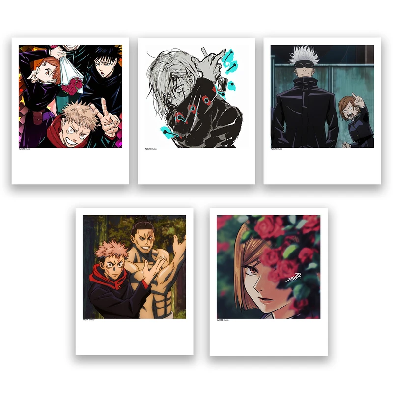 آویز تزیینی عرش مدل انیمه جوجوتسو jujutsu kaisen کد Asa031 مجموعه 5عددی