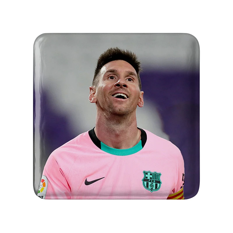 پیکسل خندالو طرح لیونل مسی مدل مربعی کد 36474