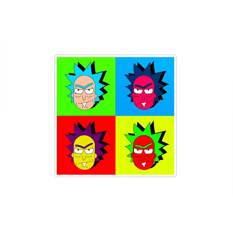 استیکر تزئینی موبایل و تبلت ماسا دیزاین مدل stkv049 طرح rick and morty