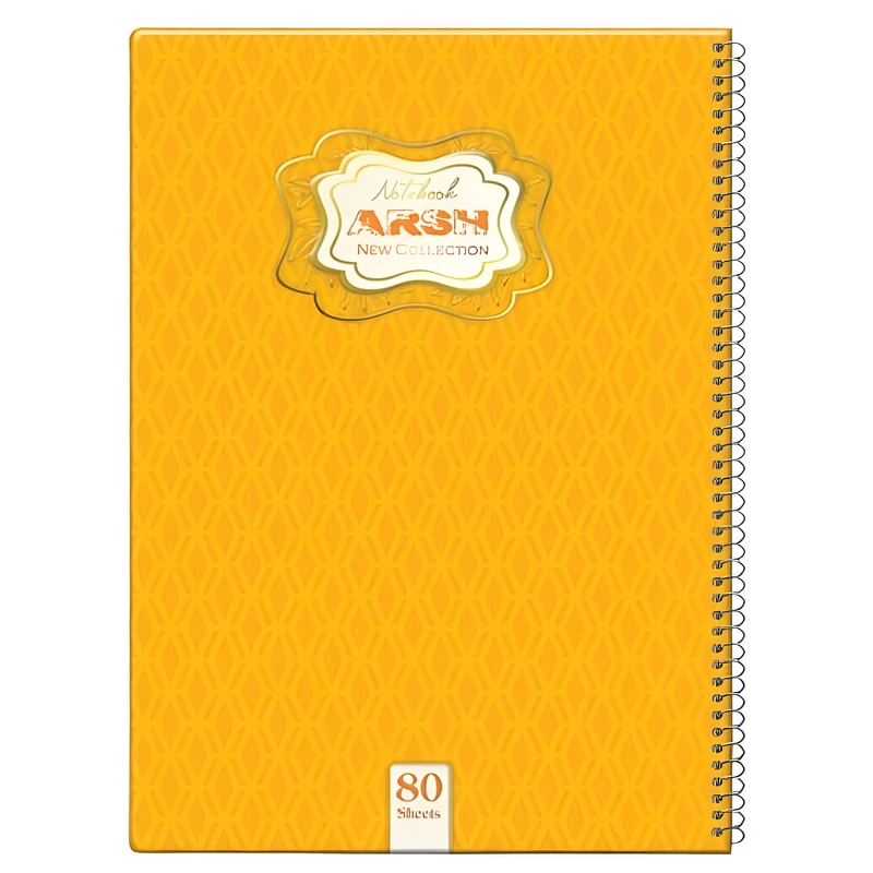 دفتر مشق 80 برگ عرش مدل مجلد کد 108681