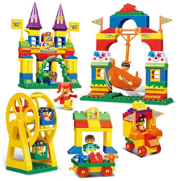 اسباب بازی ساختنی اسلوبان مدل Kiddy Bricks Amusement Park M38-B6013