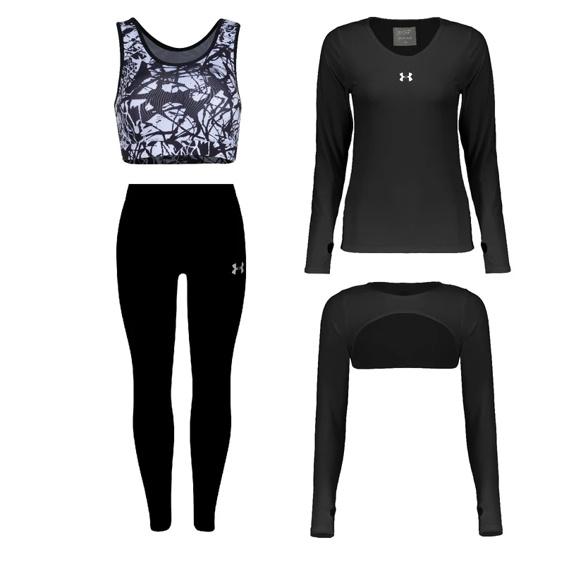 ست چهار تکه لباس ورزشی زنانه مدل 190101-76-4101-70