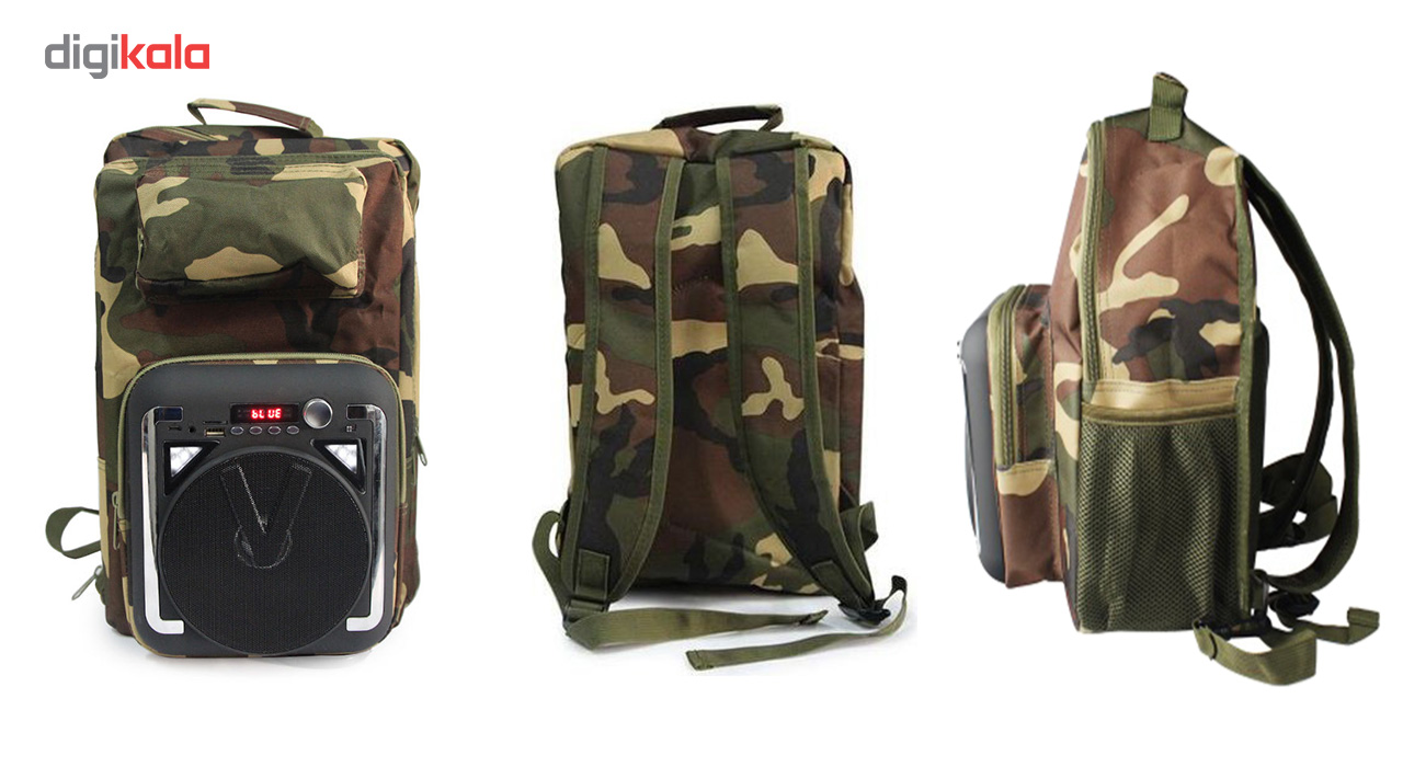 اسپیکر بلوتوثی قابل حمل طرح کوله پشتی مدل Outdoor Backpack