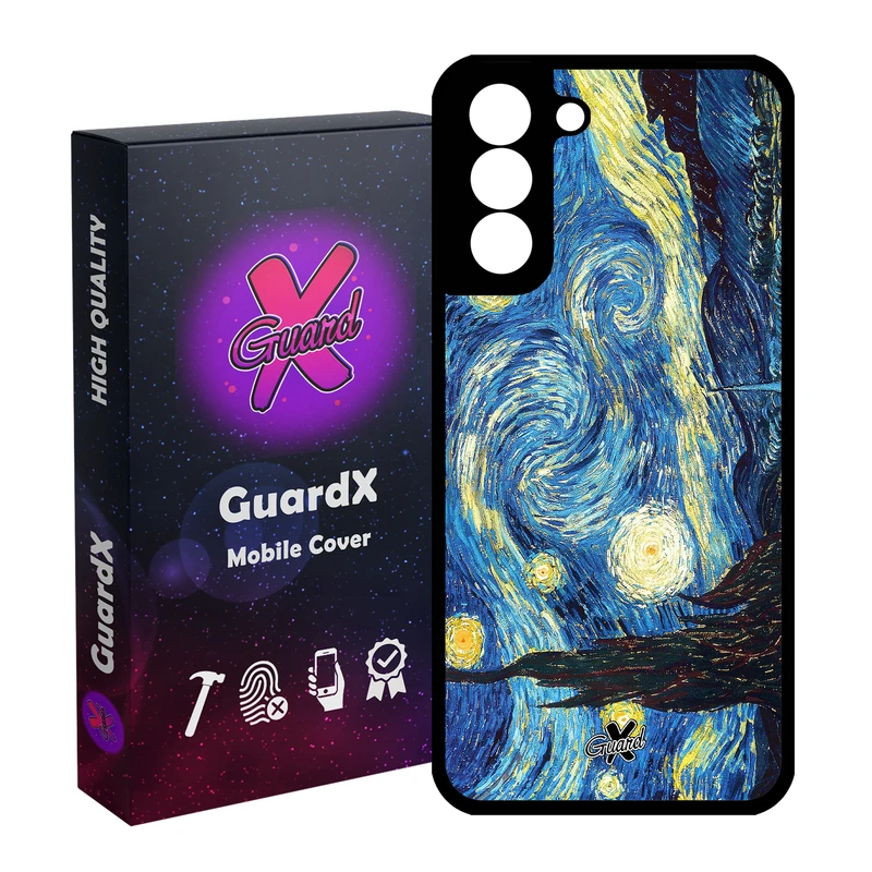 کاور گارد ایکس طرح Starry Night مدل Glass10110 مناسب برای گوشی موبایل سامسونگ Galaxy S21 FE