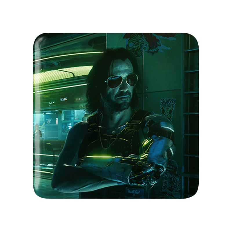 پیکسل خندالو طرح جانی سیلور هند و کلوپ معروف افترلایف سایبر پانک مدل مربعی کد 30564