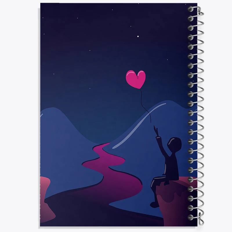 دفتر مشق 100 برگ خندالو طرح عاشقانه کد N1694