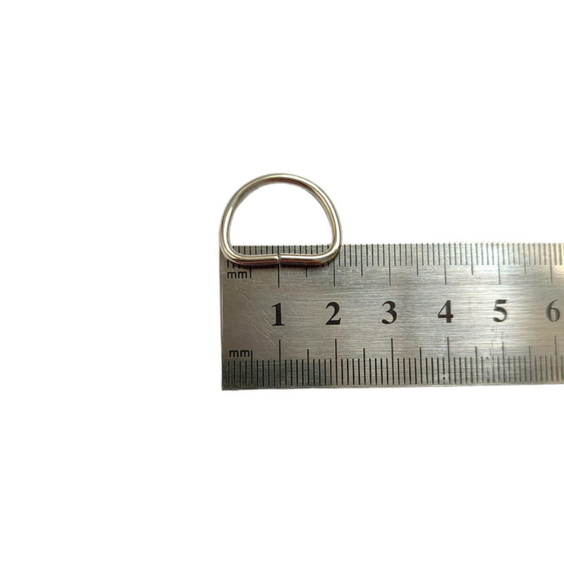 یراق کیف دوزی مدل نیم حلقه 2CM-Steel بسته 6 عددی یراق کیف دوزی مدل نیم حلقه 2CM-Steel بسته 6 عددی