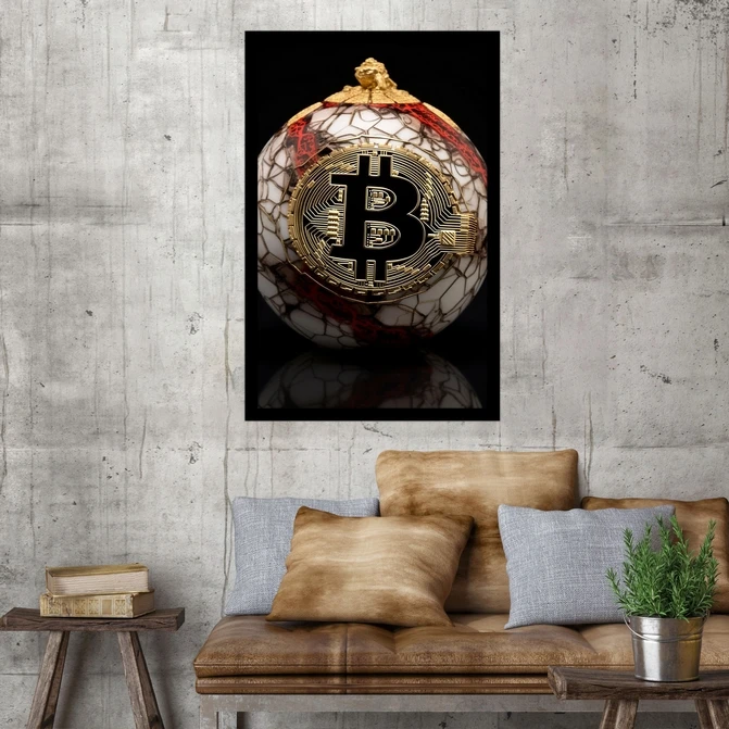 تابلو نوری بکلیت طرح بازارمالی و بیت کوین مدل B-MID-18242