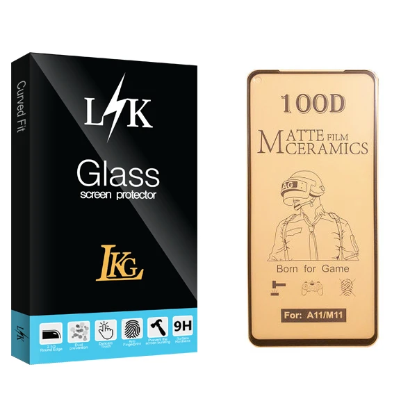 محافظ صفحه نمایش سرامیکی ال کا جی مدل LK Glass مناسب برای گوشی موبایل سامسونگ Galaxy A11