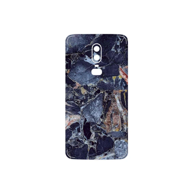 برچسب پوششی ماهوت مدل Broken black marble مناسب برای گوشی موبایل وان پلاس 6