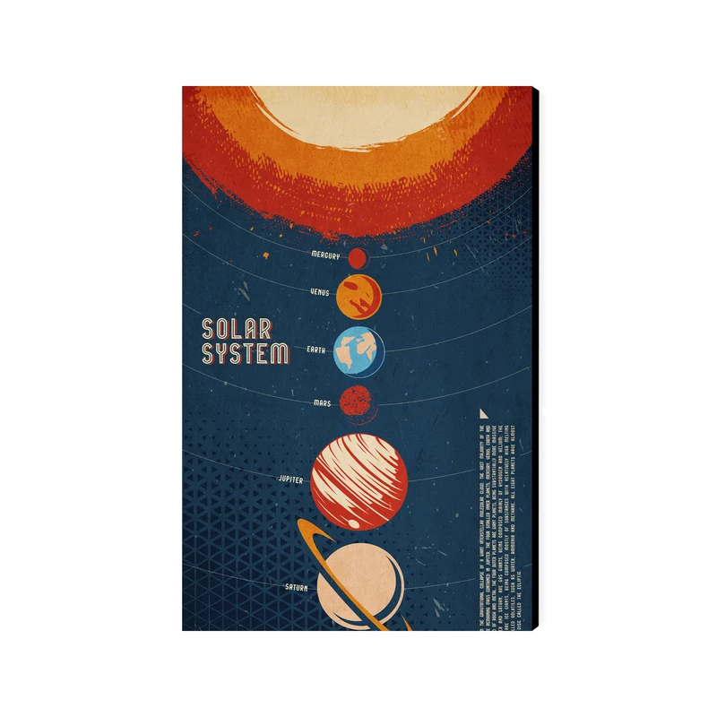 تابلو شاسی عرش مدل فانتزی منظره فضا و کهکشان کد As5238