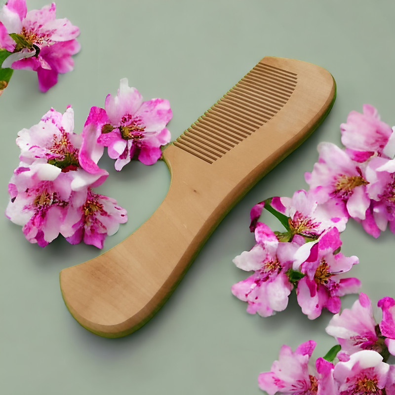 شانه مو مدل چوبی مجموعه 3 عددی